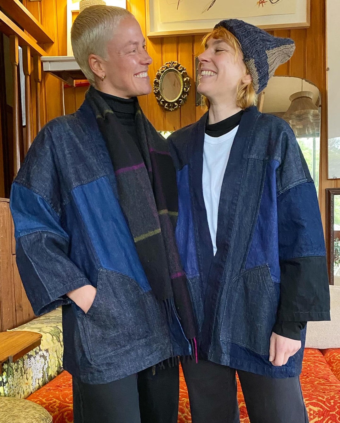 SOLD OUT! Patchwork Denim Haori - W.P.S.C. + Nama Denim