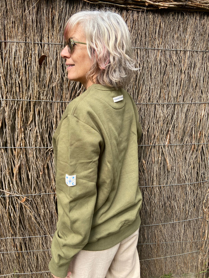 W.P.S.C Sweatshirt HONEYSUCKLE in Moss Green