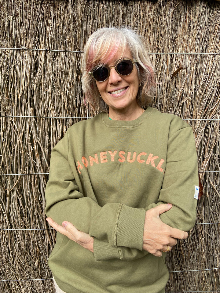 W.P.S.C Sweatshirt HONEYSUCKLE in Moss Green