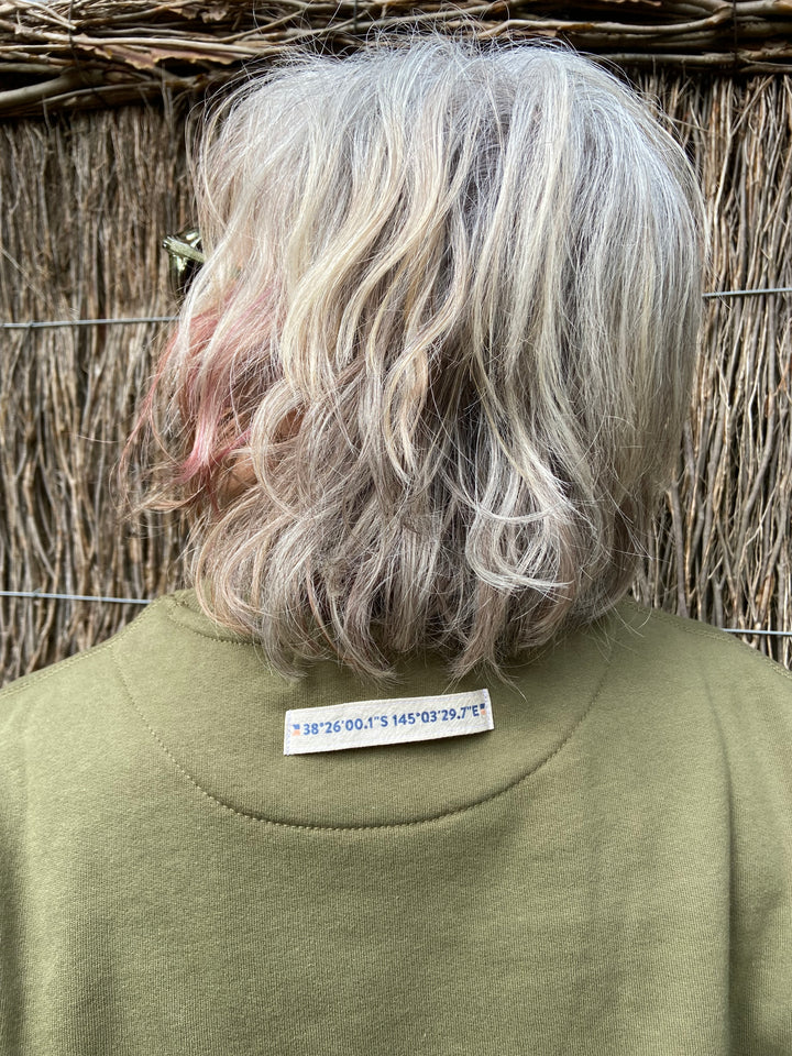 W.P.S.C Sweatshirt HONEYSUCKLE in Moss Green