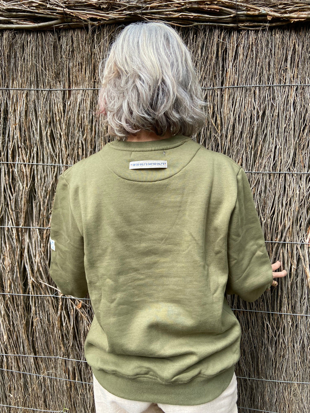 W.P.S.C Sweatshirt HONEYSUCKLE in Moss Green