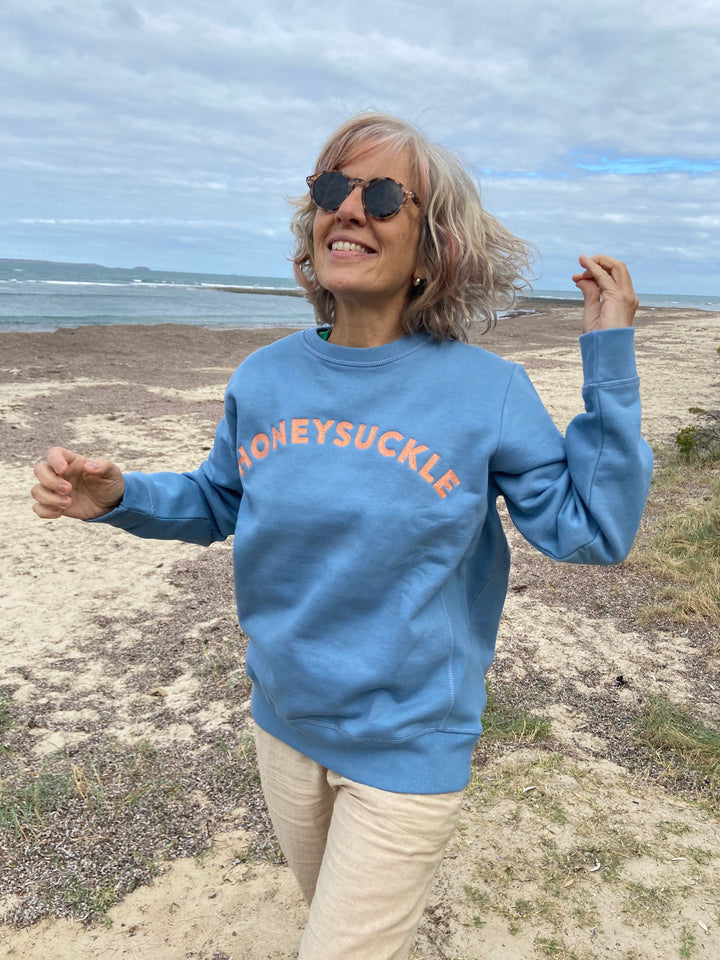 W.P.S.C Sweatshirt HONEYSUCKLE in Sky Blue