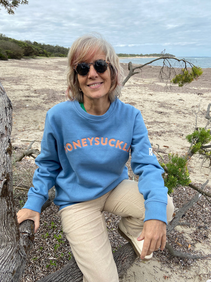 W.P.S.C Sweatshirt HONEYSUCKLE in Sky Blue