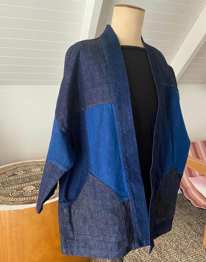 SOLD OUT! Patchwork Denim Haori - W.P.S.C. + Nama Denim