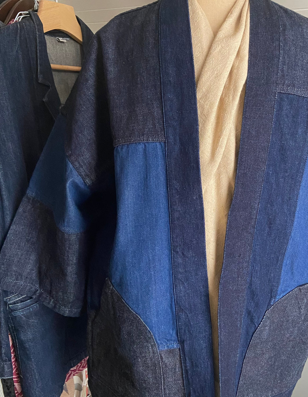 SOLD OUT! Patchwork Denim Haori - W.P.S.C. + Nama Denim