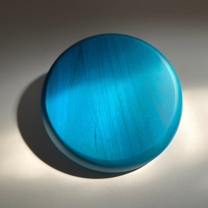 the blue base of the  double sided lacquer plate