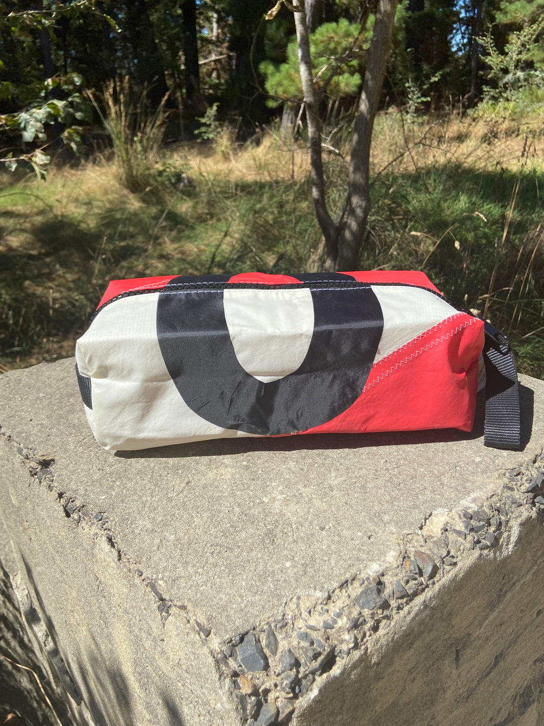 SOLD! Sou'Wester Utility Bag in Red and White with black ZERO