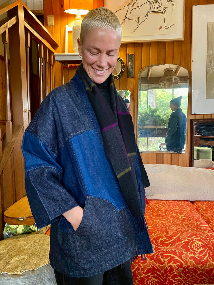 SOLD OUT! Patchwork Denim Haori - W.P.S.C. + Nama Denim
