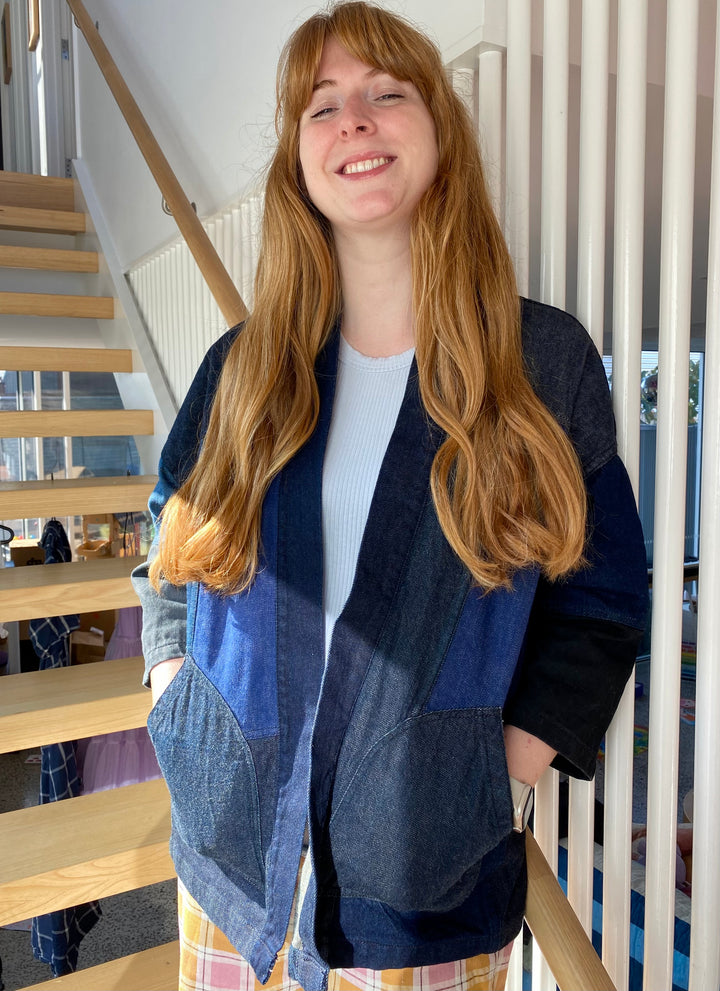 SOLD OUT! Patchwork Denim Haori - W.P.S.C. + Nama Denim