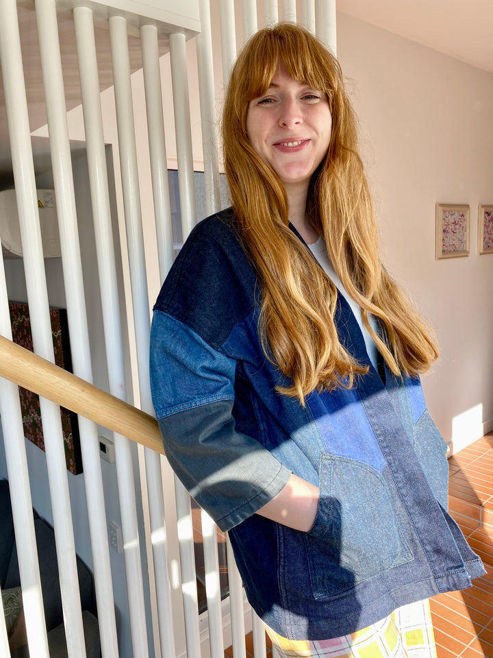 SOLD OUT! Patchwork Denim Haori - W.P.S.C. + Nama Denim