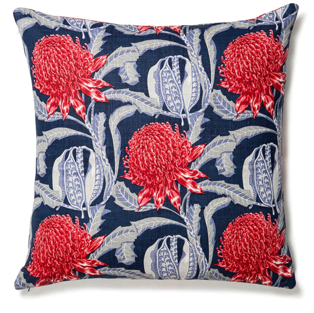 Waratah Heritage Linen cushion