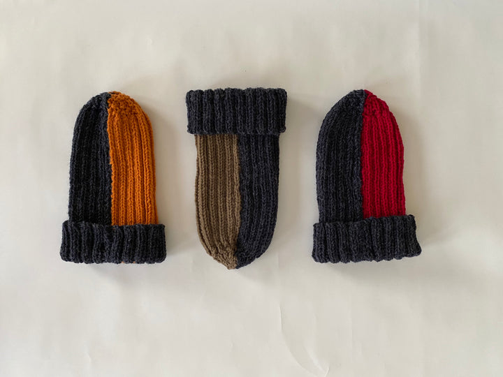 SOLD OUT! Buoy Beanie in Rust and Charcoal